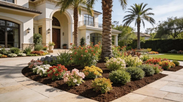 Seasonal planting and flower bed maintenance for Qatar villas using climate-suitable plants