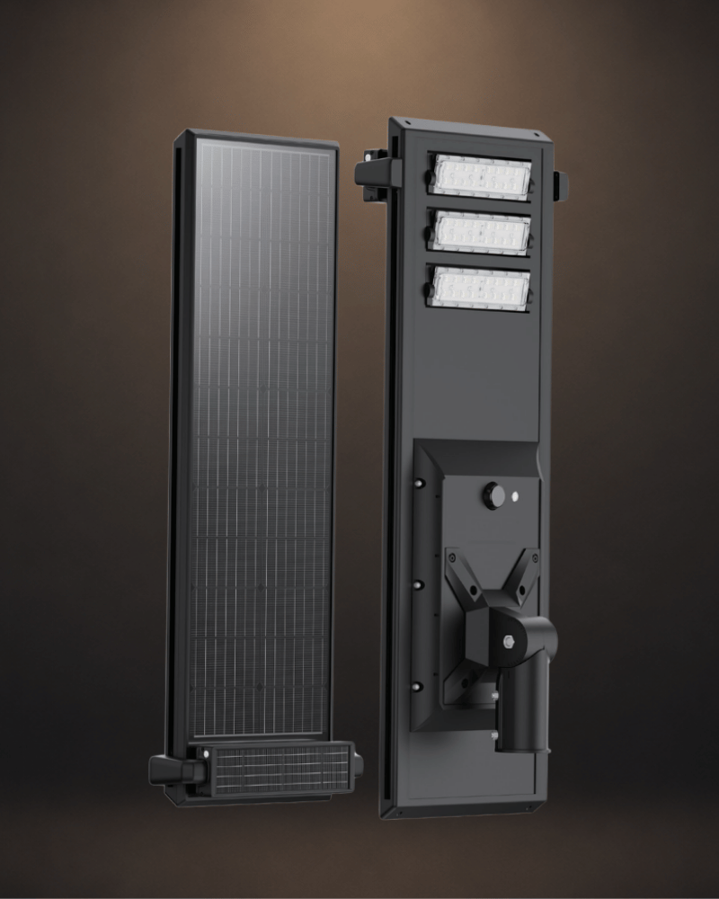 Zubicon SHINEBOT auto-cleaning integrated solar street light, Qatar