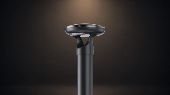 zubicon sculpted bollard hestia solar v1