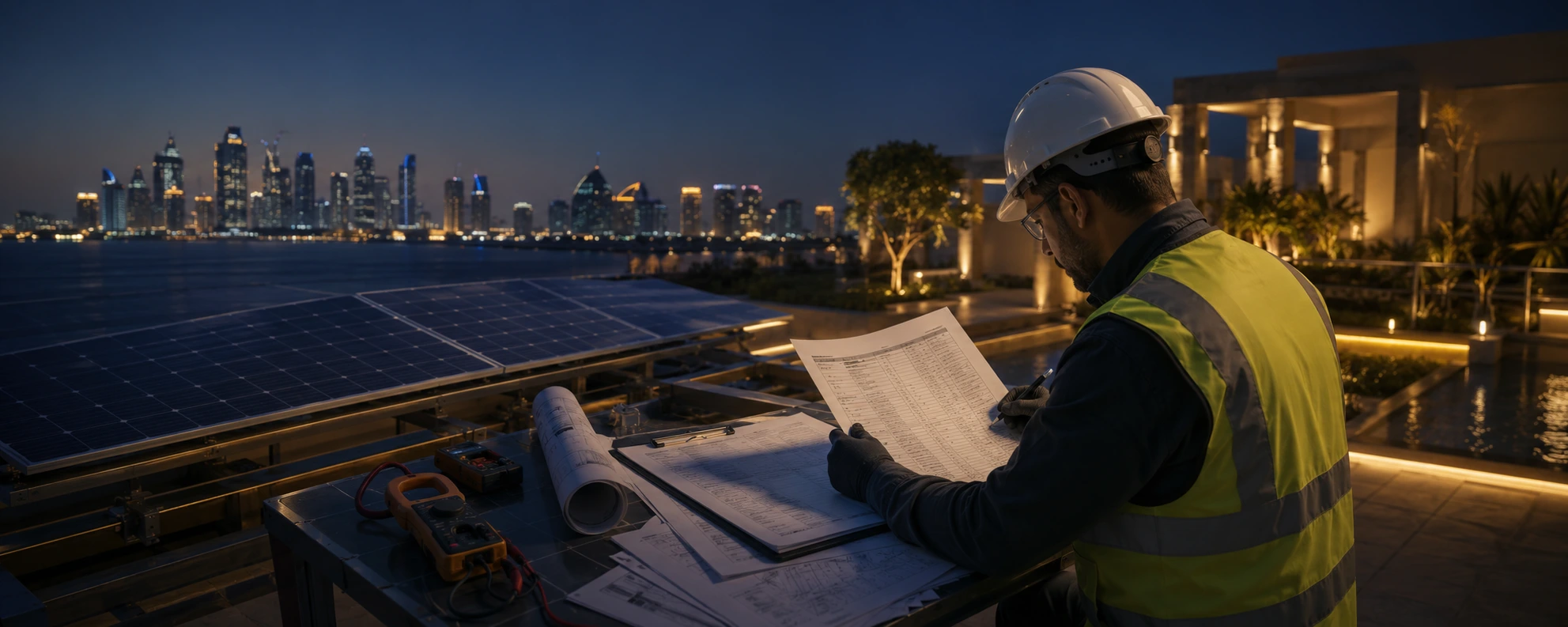 Solar technical standards in Qatar for PV inspection, testing and compliance checks