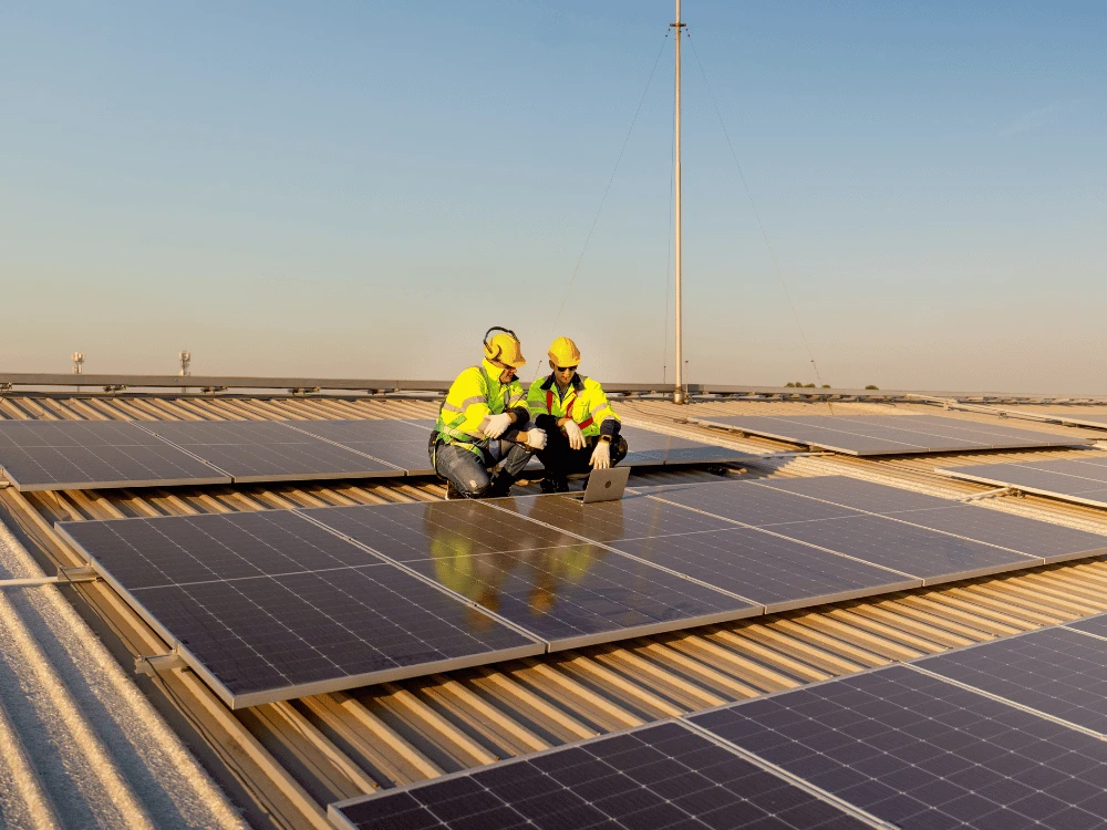 Zubicon solar and greenery company team in Qatar